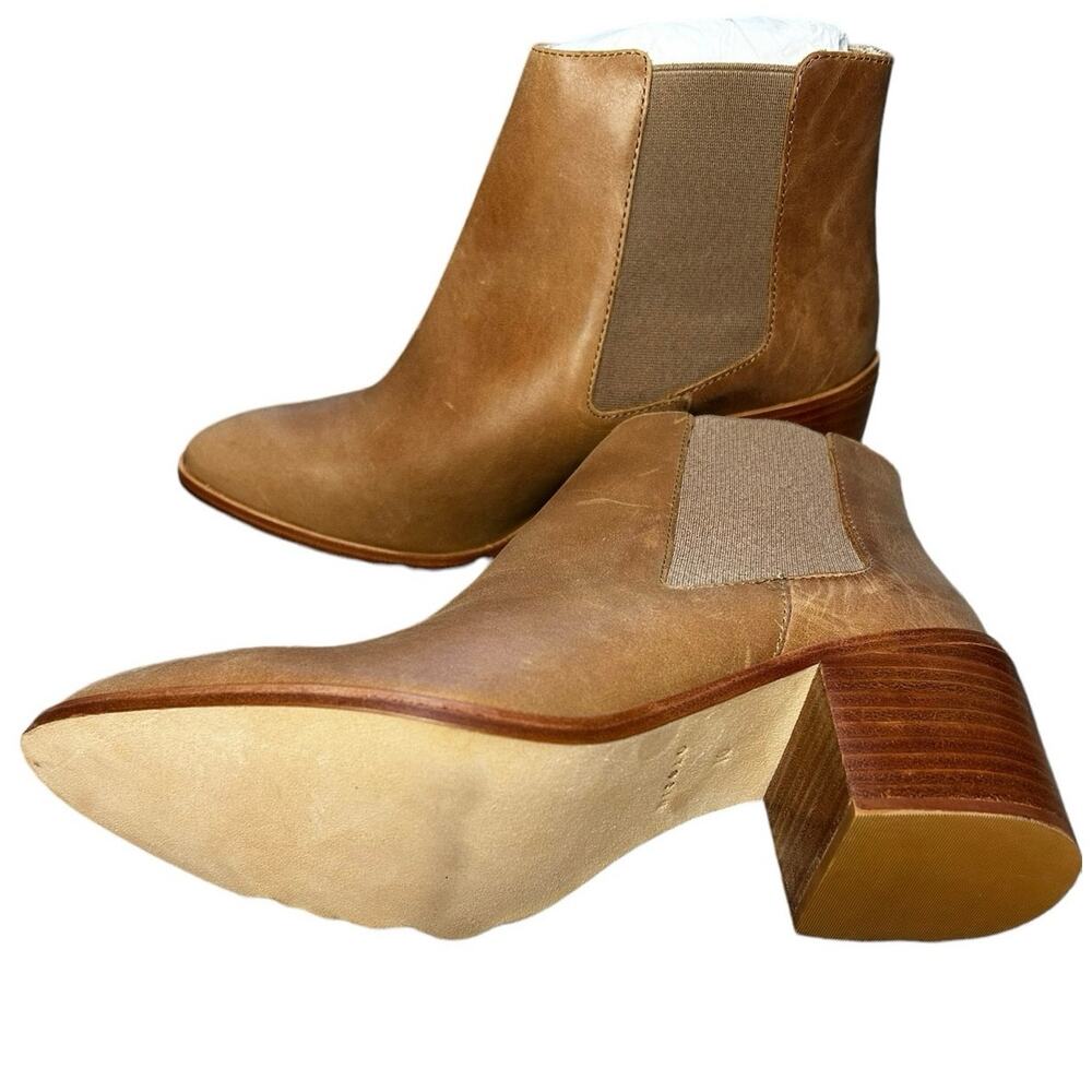 NISOLO Women’s Heeled Chelsea Boots in Almond —Size 10 - Picture 3 of 11